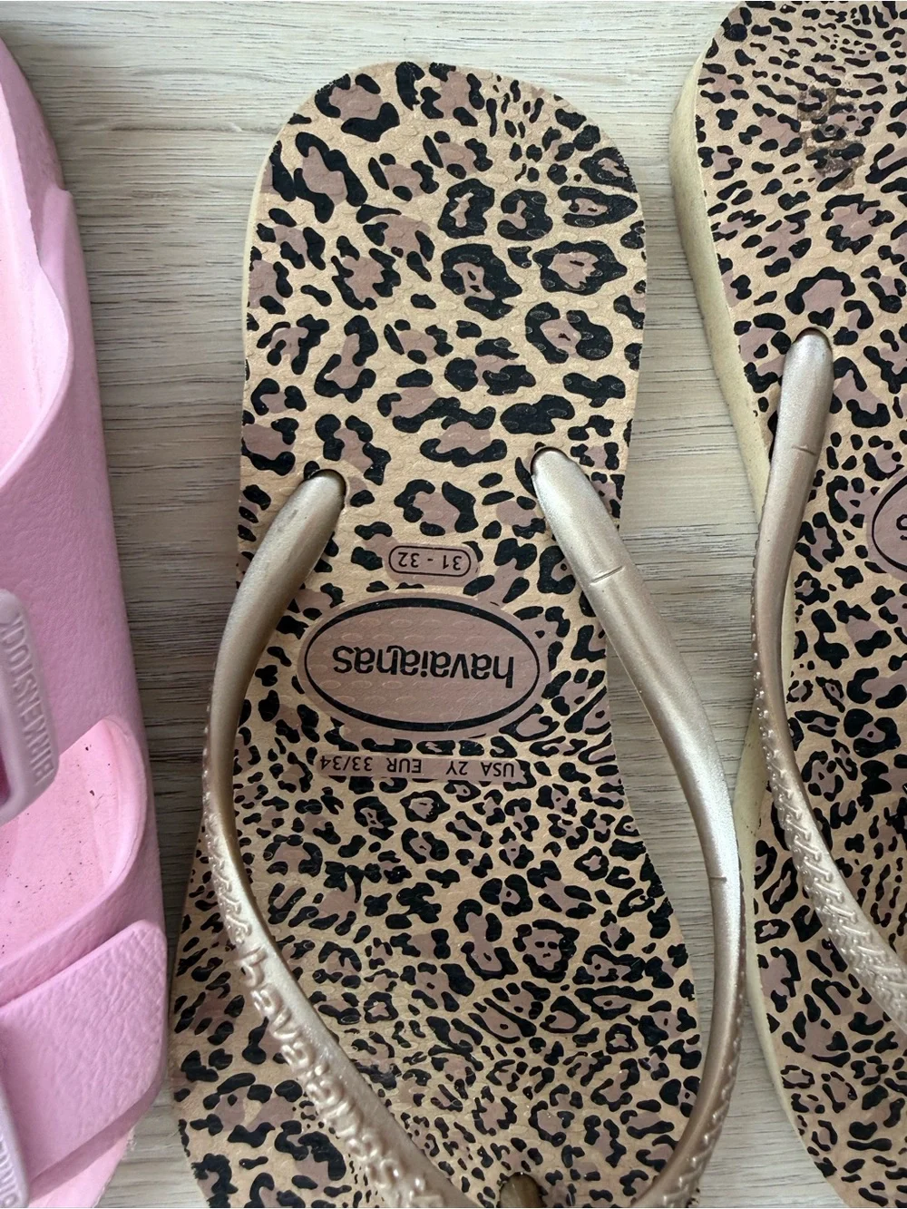 Birkenstock Kids Pink EVA Two-Strap Sandals